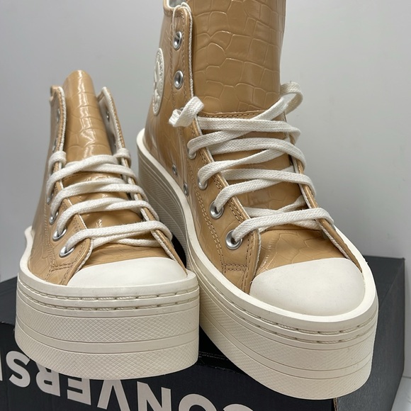 Converse WMNS CTAS MODERN LIFT HI EPIC DUNE/EPIC DUNE/EGRET A07658C Platforms - Picture 7 of 16